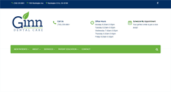 Desktop Screenshot of ginndental.com